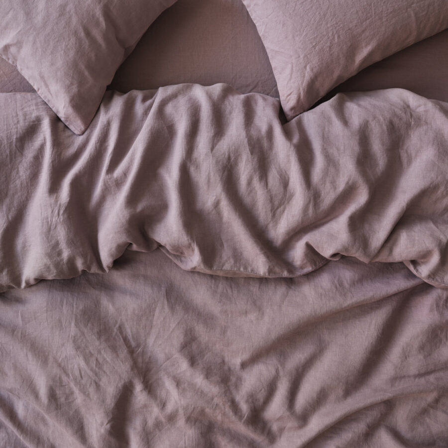 Elderberry Linen Blend Duvet Cover
