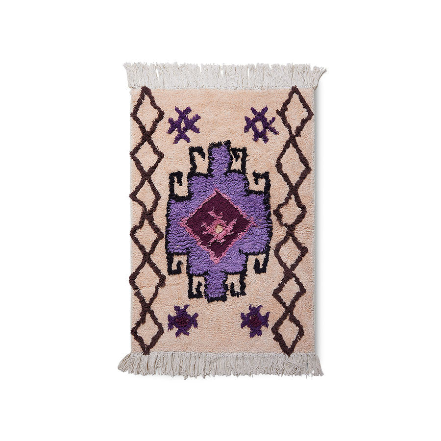 Bohemian bath mat rug