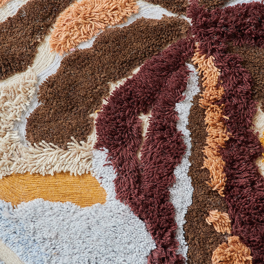 Round tufted rug Palm Beach - Image 2